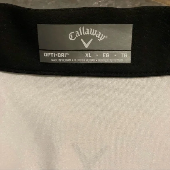 Callaway Black and White Opti-Dri Shirt and Skort Set Size XL - Picture 3 of 11